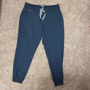 FIGS scrub pants in Dark Harbor